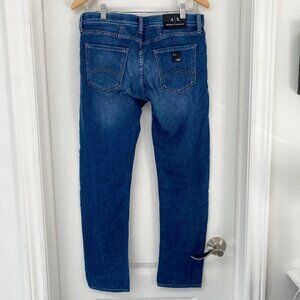 Armani Exchange A|X J13 Slim Straight Jeans Men’s Size 30 Blue Stretch Denim